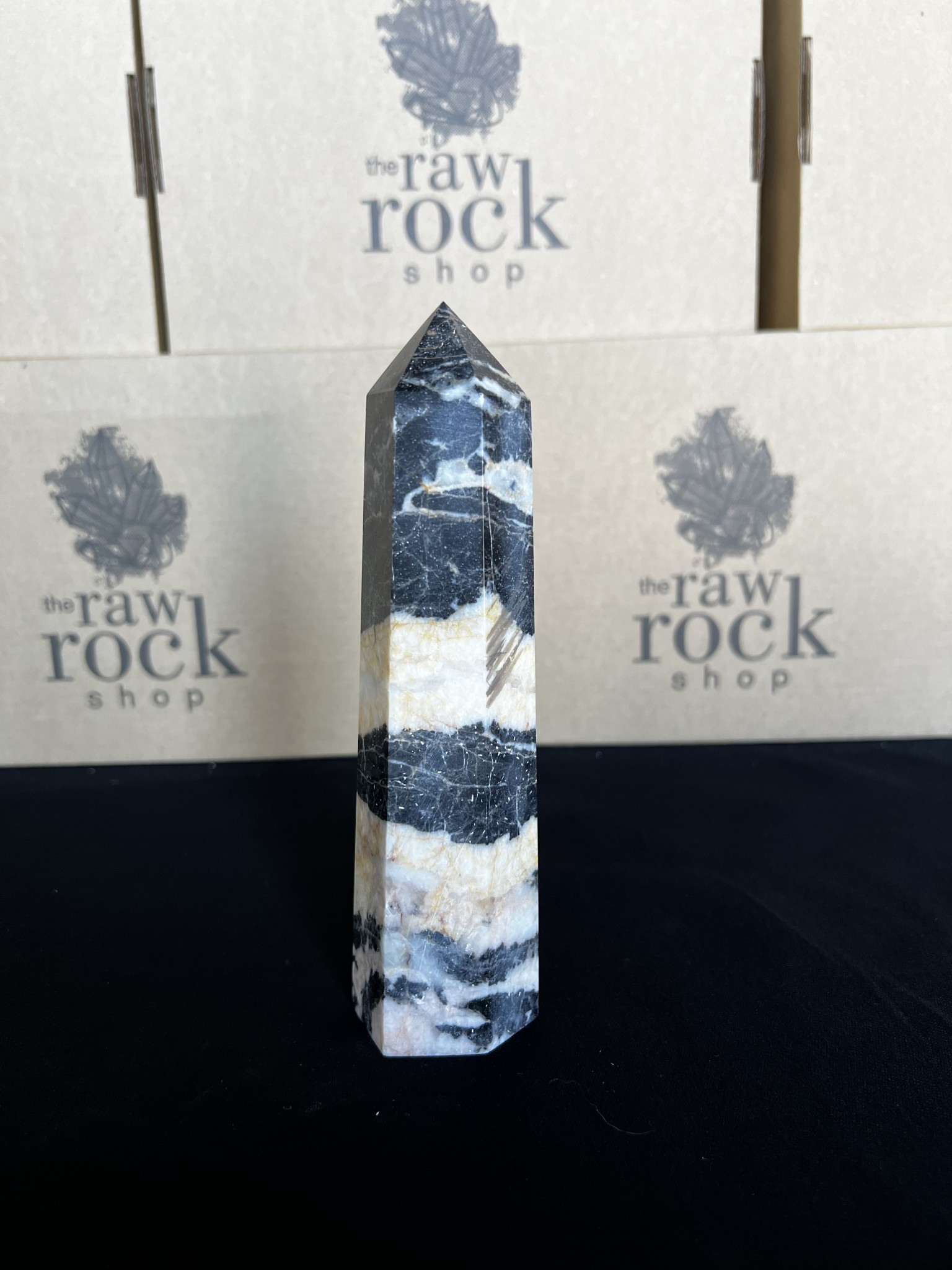 Pink Zebra Jasper Tower 17, 532gr The Raw Rock Shop Inc.