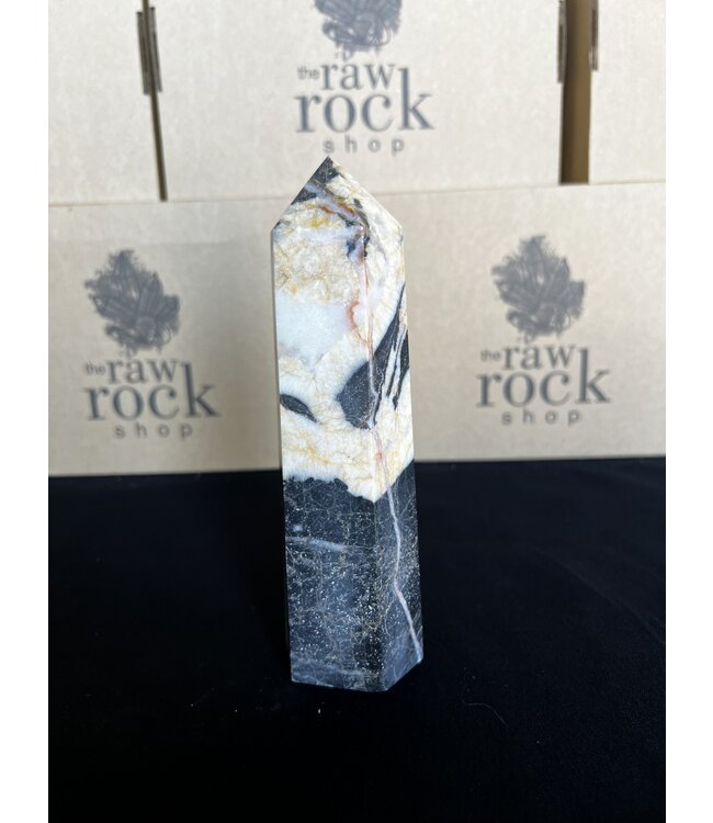 Pink Zebra Jasper Tower #22, 758gr