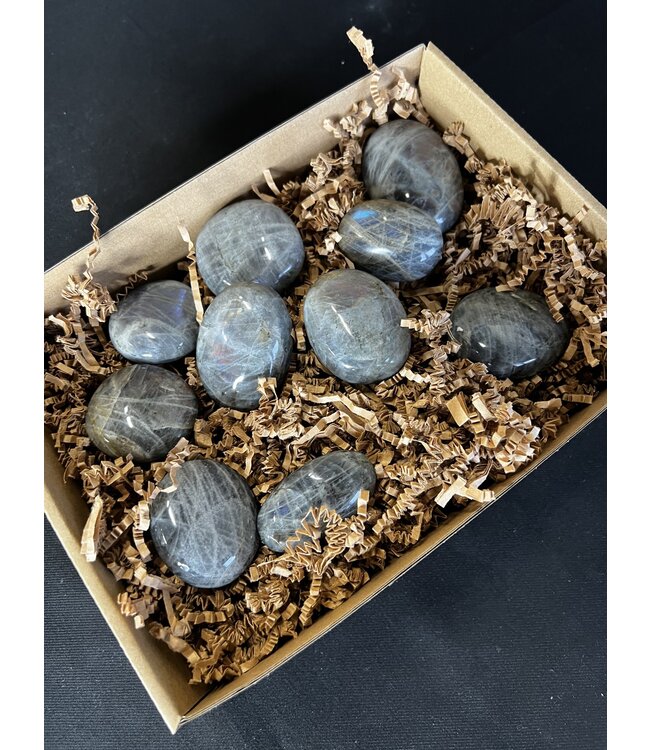 Purple/Orange Labradorite Palms 1KG bulk lot