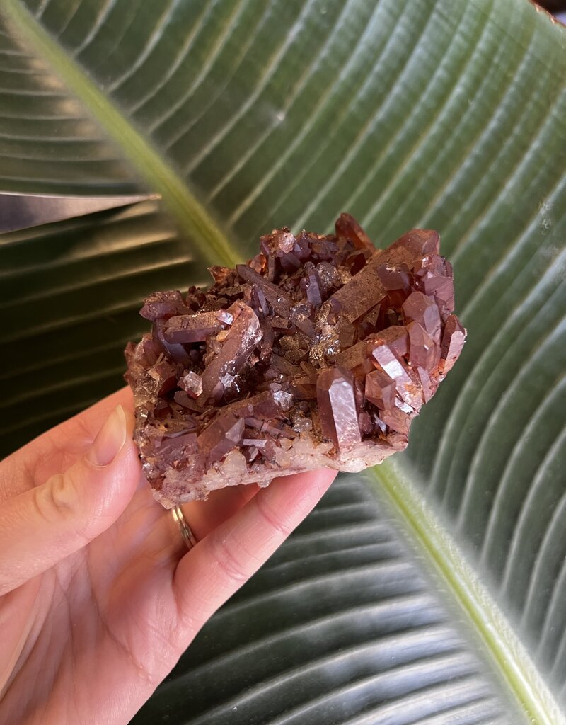 Red Quartz Cluster #10, 290gr