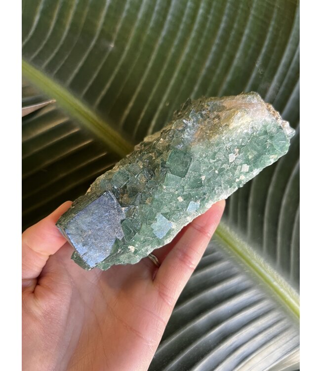 Natural Raw Green Fluorite Specimen #30, 424gr