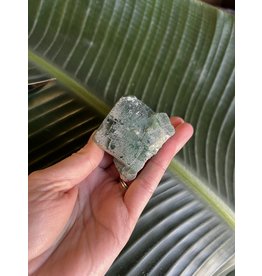 Natural Raw Green Fluorite Specimen #58, 160gr