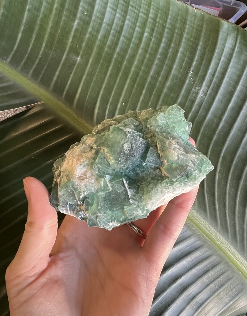 Natural Raw Green Fluorite Specimen #59, 402gr