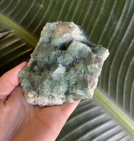 Natural Raw Green Fluorite Specimen #63, 372gr