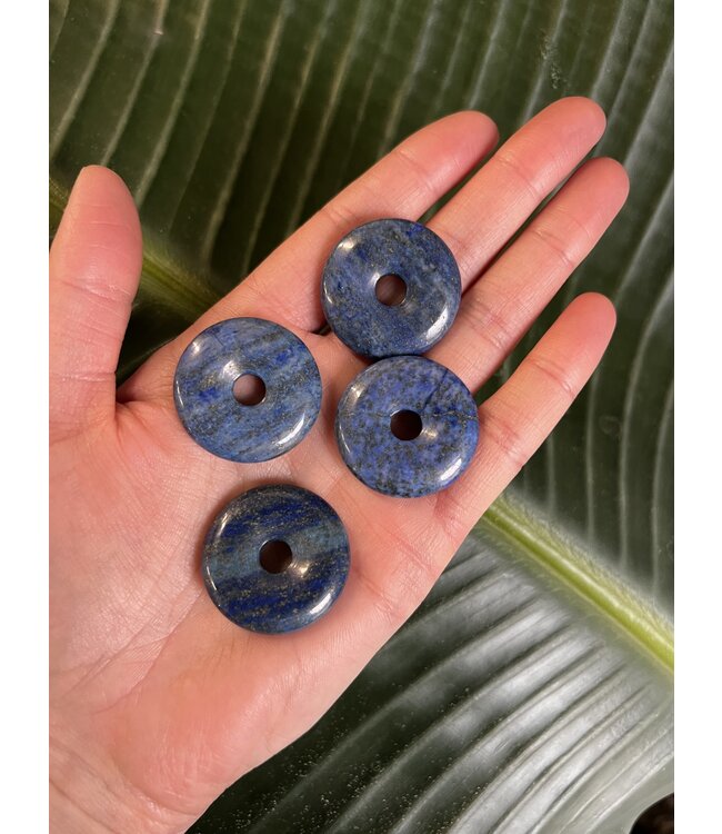 Lapis Lazuli Donut Pendant