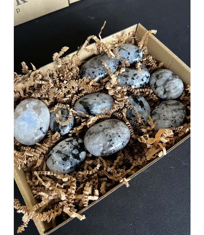 Rainbow Moonstone Palms 1KG bulk lot