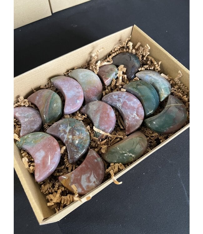 Ocean Jasper Moons 1KG bulk lot