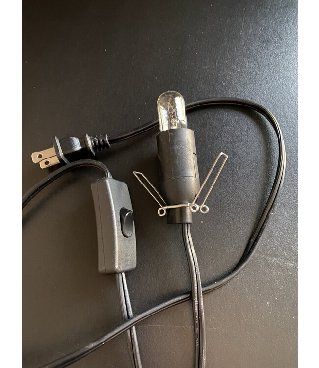 Natural Selenite Lamp, 20cm