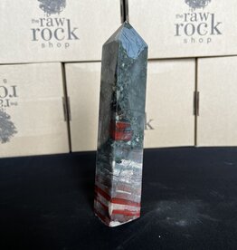 African Bloodstone Tower #6, 656gr