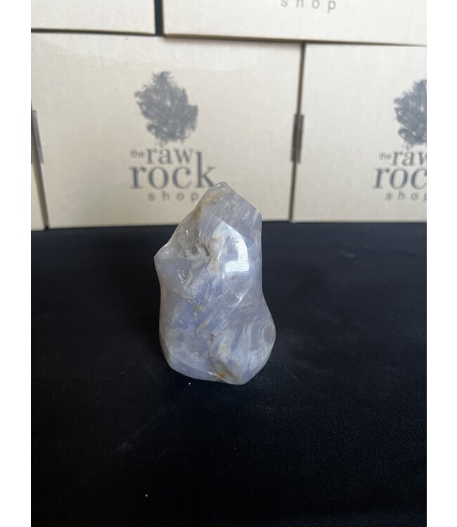 Blue Rose Quartz Flame #8, 420gr