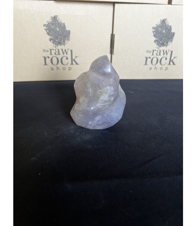 Blue Rose Quartz Flame #19, 638gr