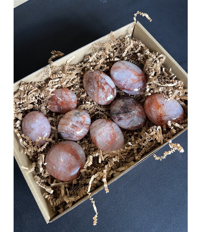 Fire Quartz Palms 1KG bulk lot