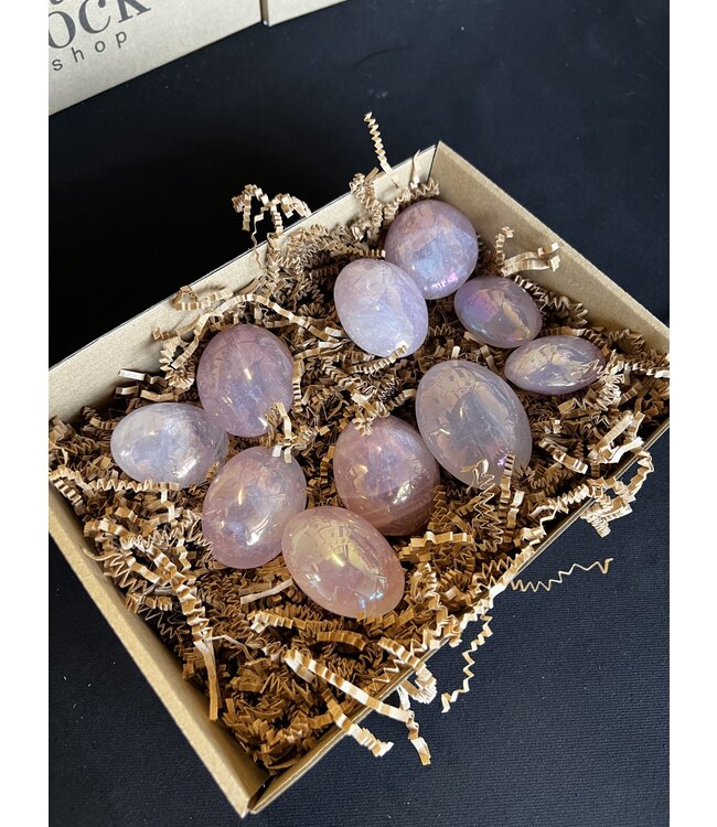 Aura Rose Quartz Palms 1KG bulk lot