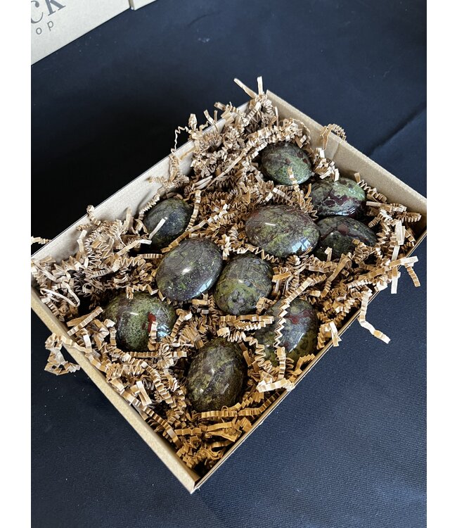 Dragon Bloodstone Palms 1KG bulk lot