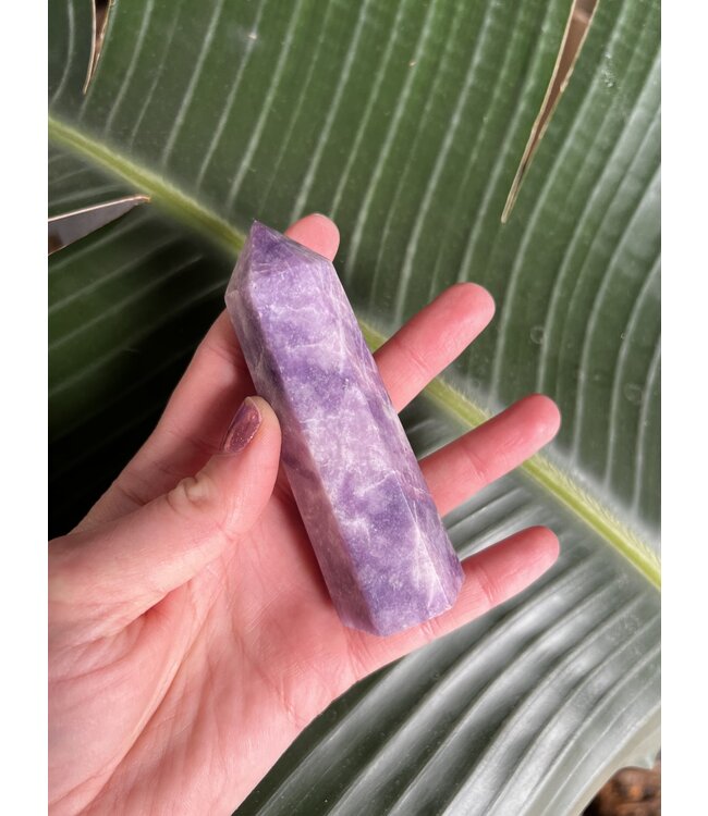 Lepidolite Point, Size XX-Large [125-149gr]