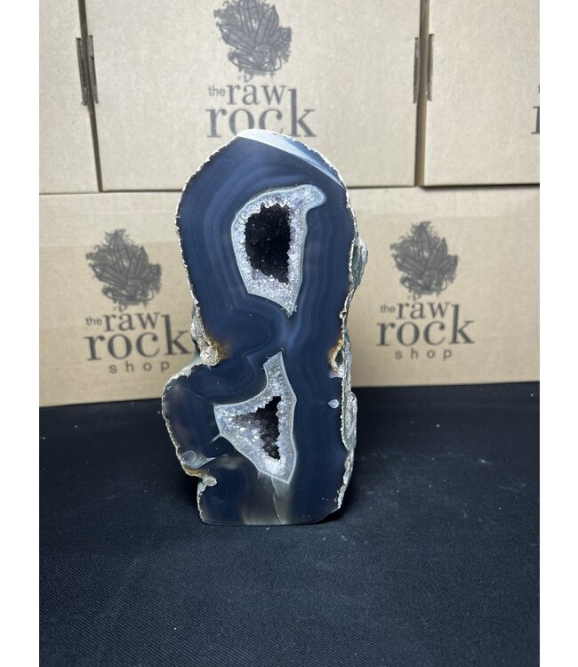 Natural Agate Geode Cut Base #3, 2704gr