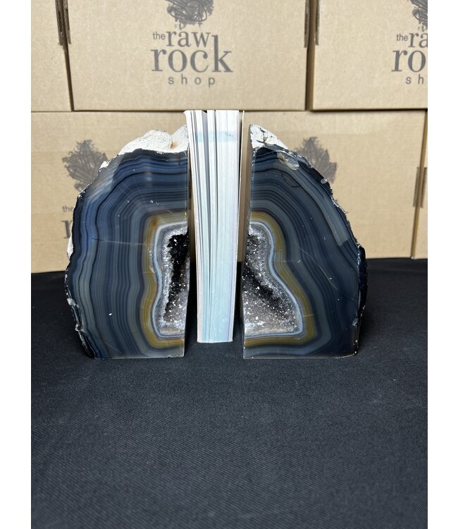 Natural Agate Bookend #6, 3402gr