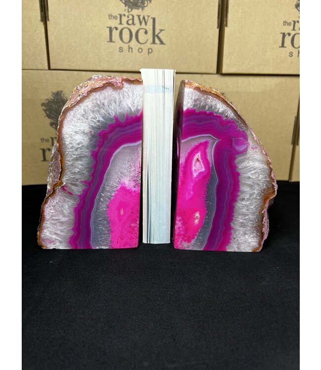 Pink Agate Bookend #5, 4108gr