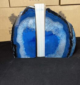 Blue Agate Bookend #1, 2162gr