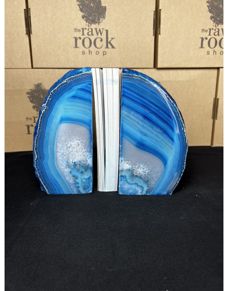 Blue Agate Bookend #2, 3468gr