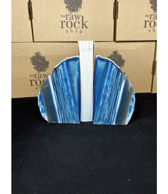 Blue Agate Bookend #3, 3170gr