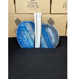 Blue Agate Bookend #4, 2450gr