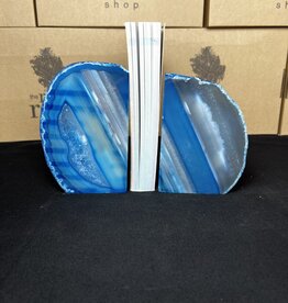 Blue Agate Bookend #4, 2450gr