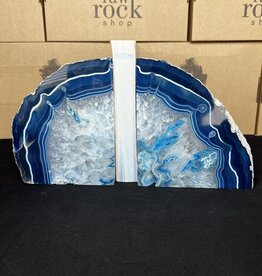 Blue Agate Bookend #5, 4062gr