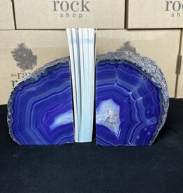 Purple Agate Bookend #12, 3096gr