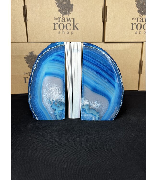 Blue Agate Bookend #2, 3468gr