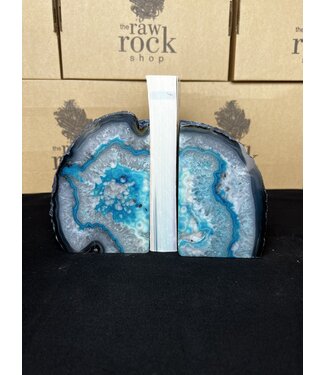 Teal Agate Bookend #7, 2764gr