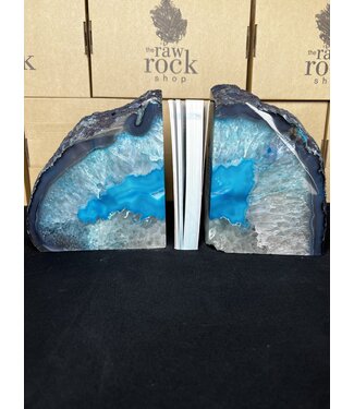 Teal Agate Bookend #14, 6600gr