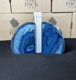 Blue Agate Bookend #11, 2950gr