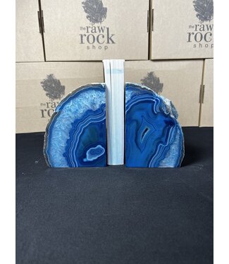 Blue Agate Bookend #11, 2950gr