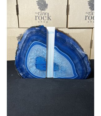 Blue Agate Bookend #13, 3468gr