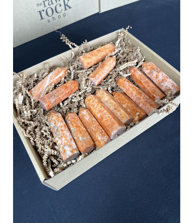 Sunstone Points 1KG bulk lot