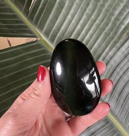 Rainbow Obsidian Palm Stone, Size Medium [100-124gr]