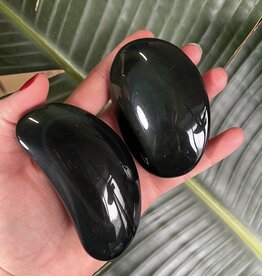 Rainbow Obsidian Palm Stone, Size Large [125-149gr]