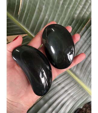 Rainbow Obsidian Palm Stone, Size Large [125-149gr]