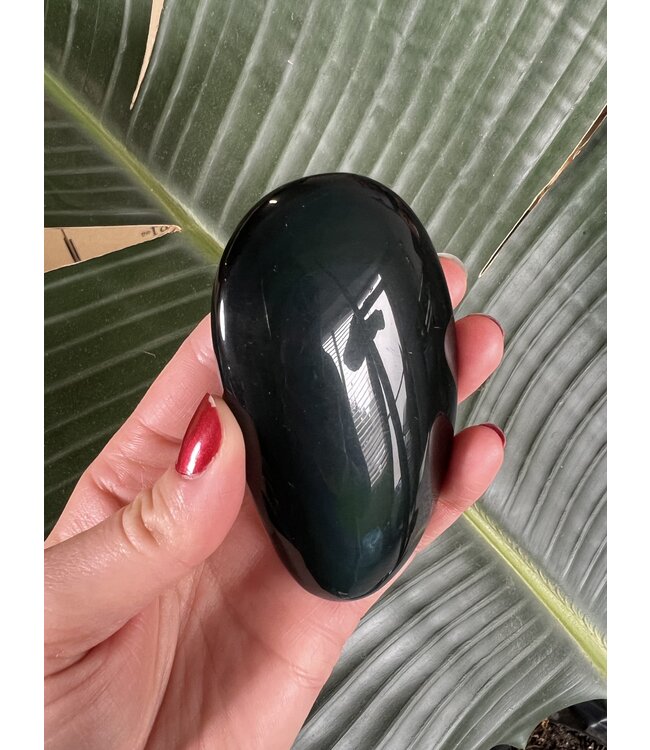 Rainbow Obsidian Palm Stone, Size X-Large [150-174gr]