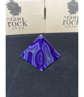 Purple Agate Pyramid #11, 376gr