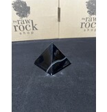 Black Agate Pyramid #13, 196gr