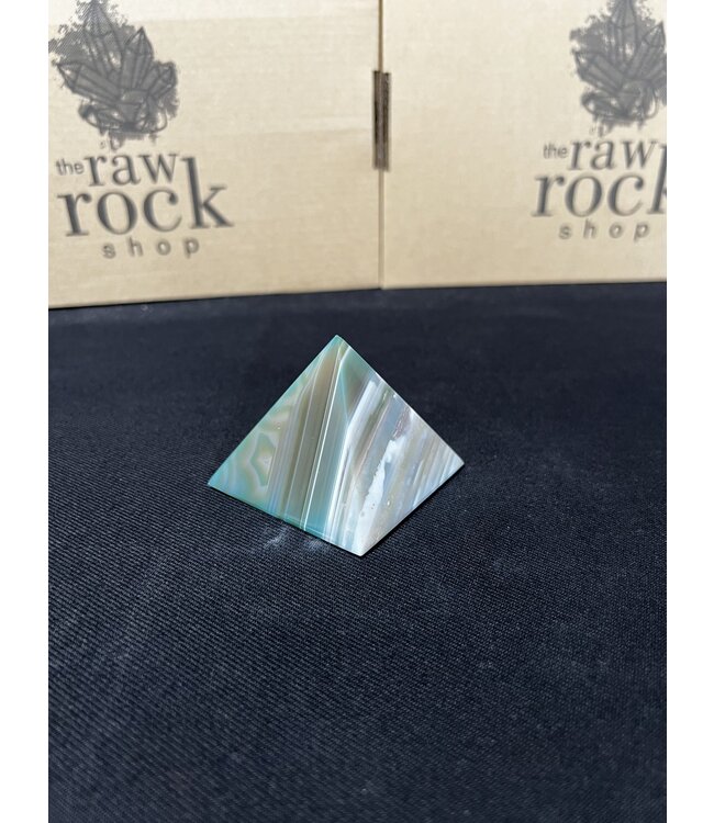 Green Agate Pyramid #5, 160gr