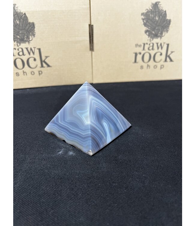 Natural Agate Pyramid #7, 374gr