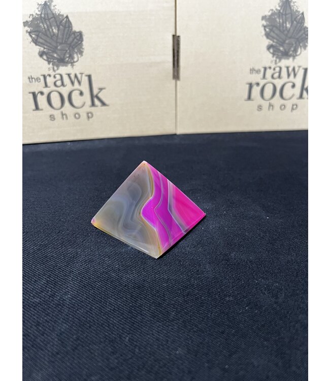 Pink Agate Pyramid #2, 166gr
