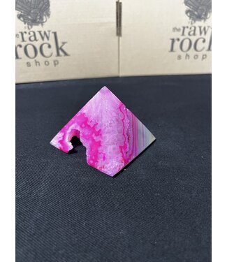 Pink Agate Pyramid #13, 232gr