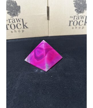 Pink Agate Pyramid #15, 246gr