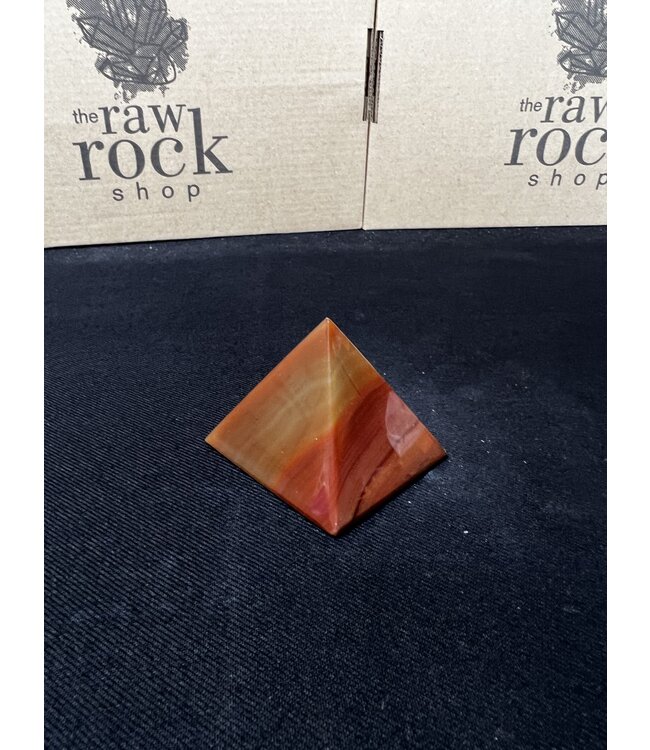 Red Agate Pyramid #4, 138gr