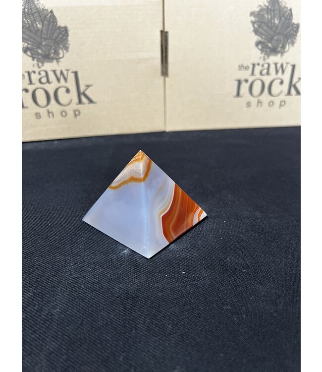 Red Agate Pyramid #8, 190gr
