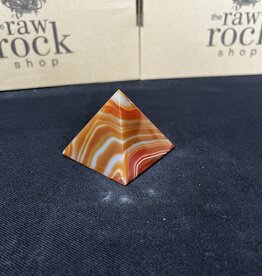 Red Agate Pyramid #9, 194gr